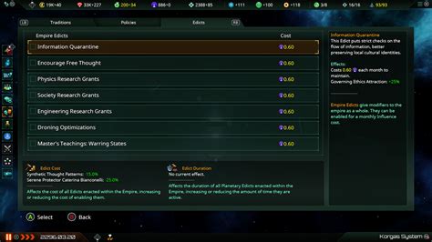 stellaris edicts|stellaris traditionen.